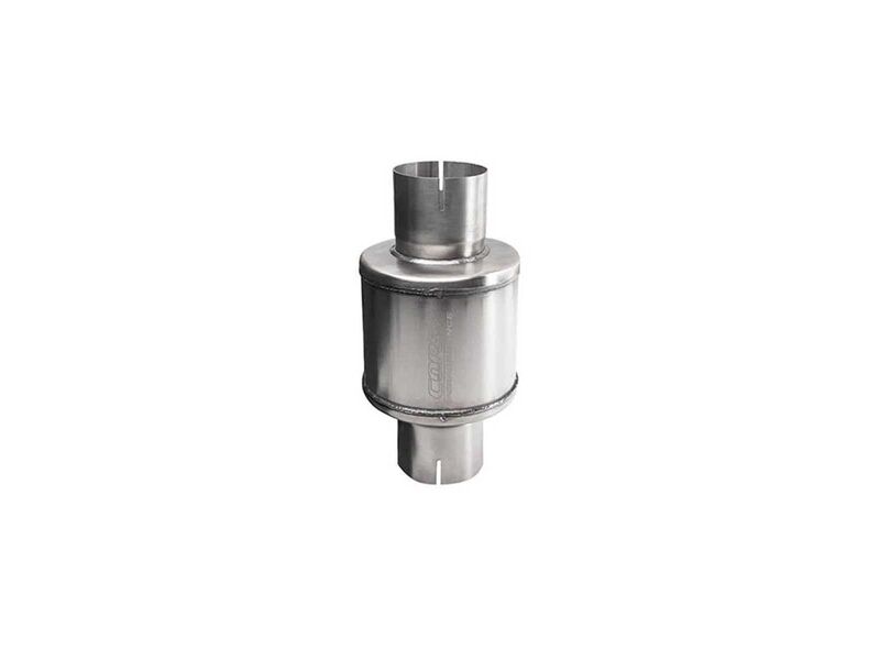 Corsa PKM2006 Stainless Steel 2.75-Inch Pro Series Packed Resonator (Slip Fit) (2-3DB) - Brushed