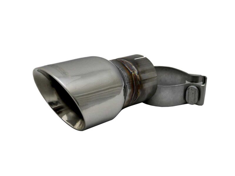Corsa TK002 Single Universal 2.5-Inch Inlet / 3.5-inch Outlet Polished PVD Pro-Series Tip Kit