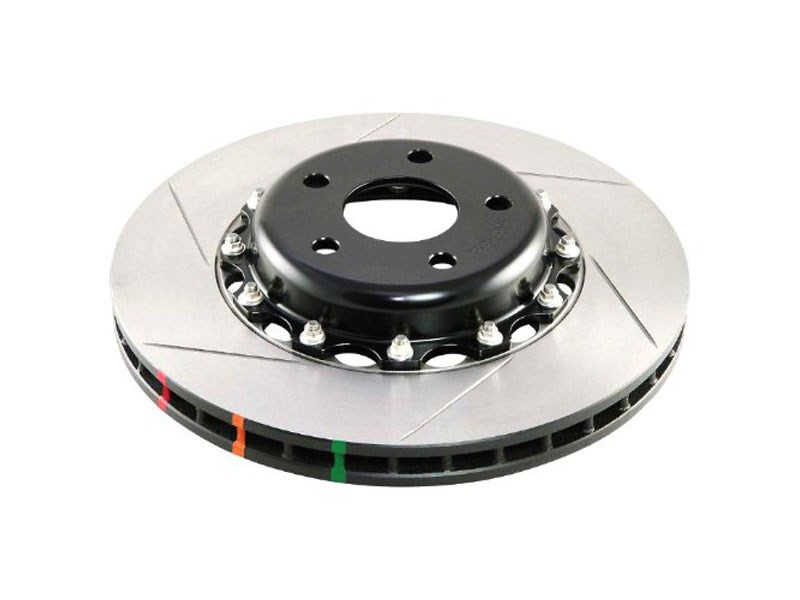 DBA 52113BLKSL Front 5000 Series Slotted Rotor/Hat 2005-2009 Mustang GT