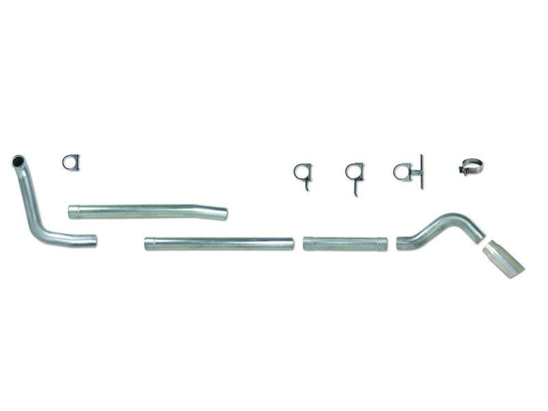 Diamond Eye K4319S-TDRP Turbo Back  Stainless 4" Muffler Replacement Pipe 00-03.5 F250/F350 7.3