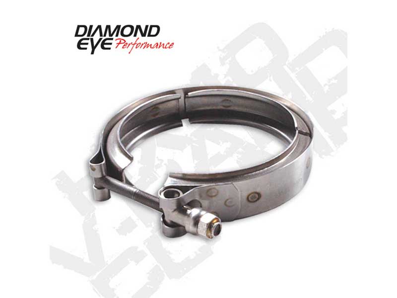Diamond Eye Performance VC400HX40 Exhaust Clamp V-Band Clamp For HX40 Style Turbo Stainless