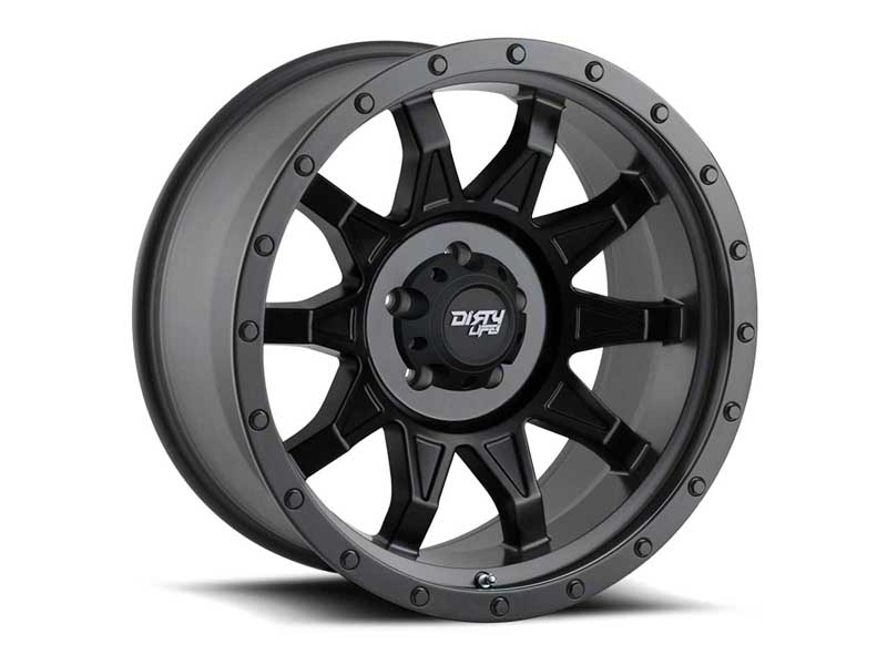 Dirty Life Race Wheels 9301-8981MB12N Roadkill 9301 Matte Black 18X9 8-165.1 -12mm 130.8mm