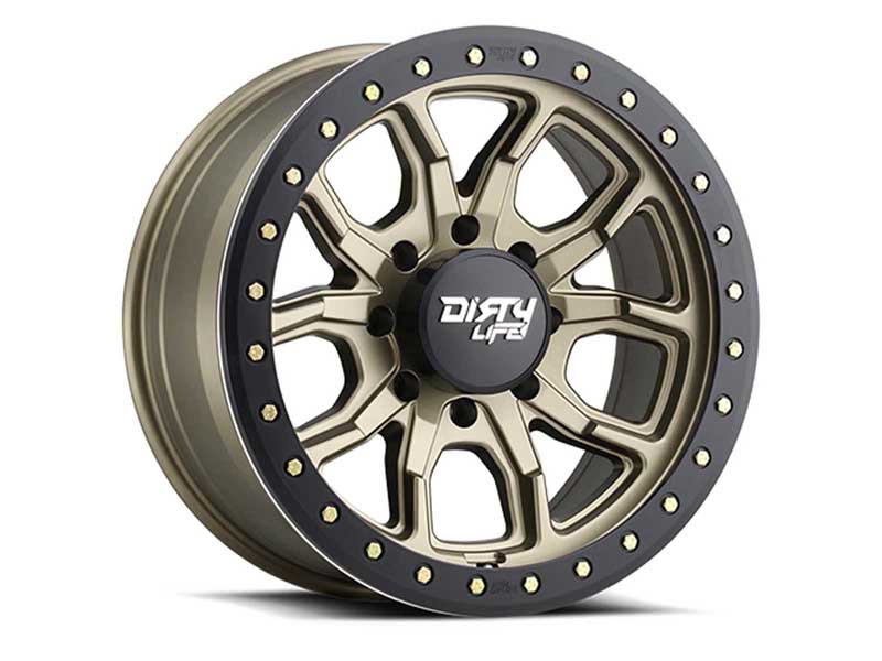 Dirty Life Race Wheels 9303-7970MGD DT-1 9303 Satin Bronze 17X9 8-170 -12mm 130.8mm