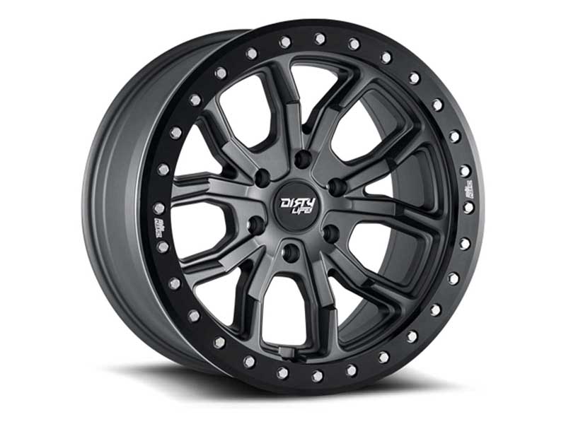 Dirty Life Race Wheels 9303-7973MGT38 DT-1 9303 Satin Gunmetal 17X9 5-127 -38mm 78.1mm