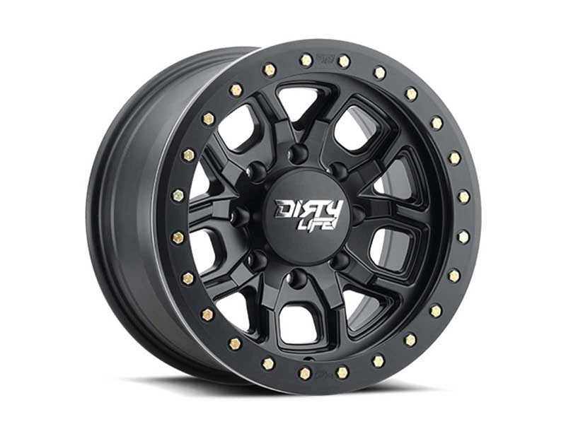Dirty Life Race Wheels 9303-7981MB DT-1 9303 Satin Black 17X9 8-165.1 -12mm 130.8mm