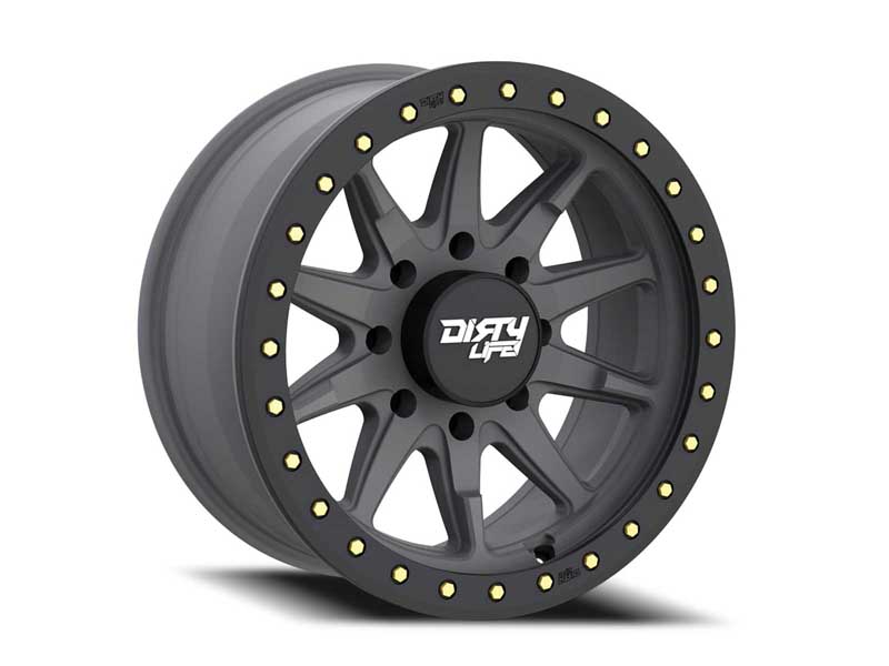 Dirty Life Race Wheels 9304-7973MGT12 DT-2 9304 Satin Gunmetal 17X9 5-127 -12mm 78.1mm