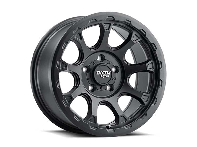 Dirty Life Race Wheels 9307-7873MB Drifter 9307 Satin Black 17X8.5 5-127 -6mm 78.1mm
