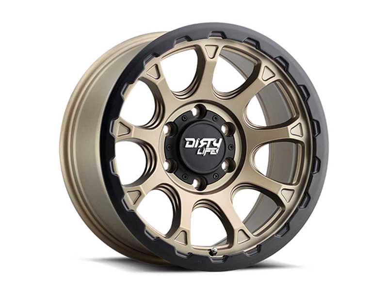Dirty Life Race Wheels 9307-7883MGD Drifter 9307 Matte Gold 17X8.5 6-139.7 -6mm 106mm