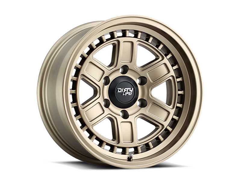 Dirty Life Race Wheels 9308-7883MGD Cage 9308 Matte Gold 17X8.5 6-139.7 -6mm 106mm