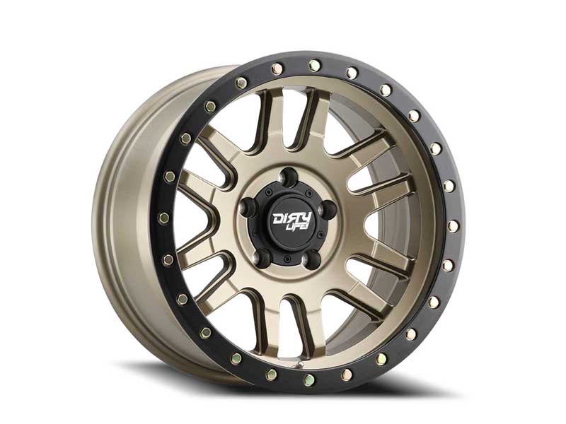 Dirty Life Race Wheels 9309-7936MGD0 Canyon Pro 9309 Satin Gold 17X9 6-135 0mm 87.1mm