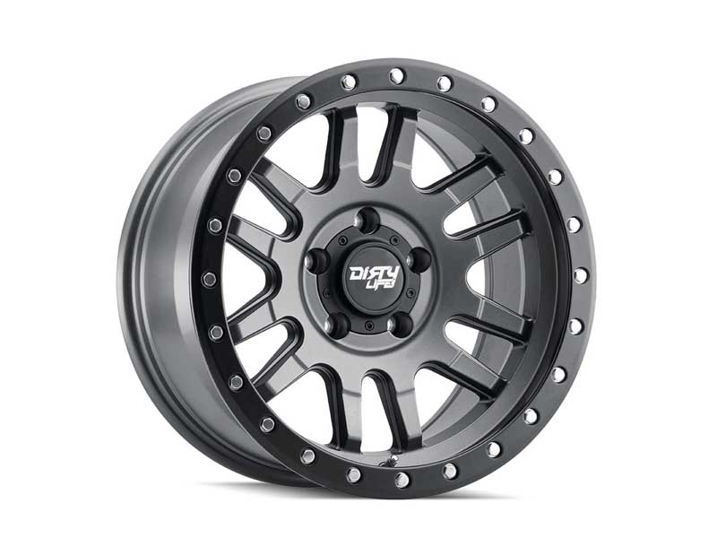 Dirty Life Race Wheels 9309-7973MGT12 Canyon Pro 9309 Satin Graphite 17X9 5-127 -12mm 71.5mm