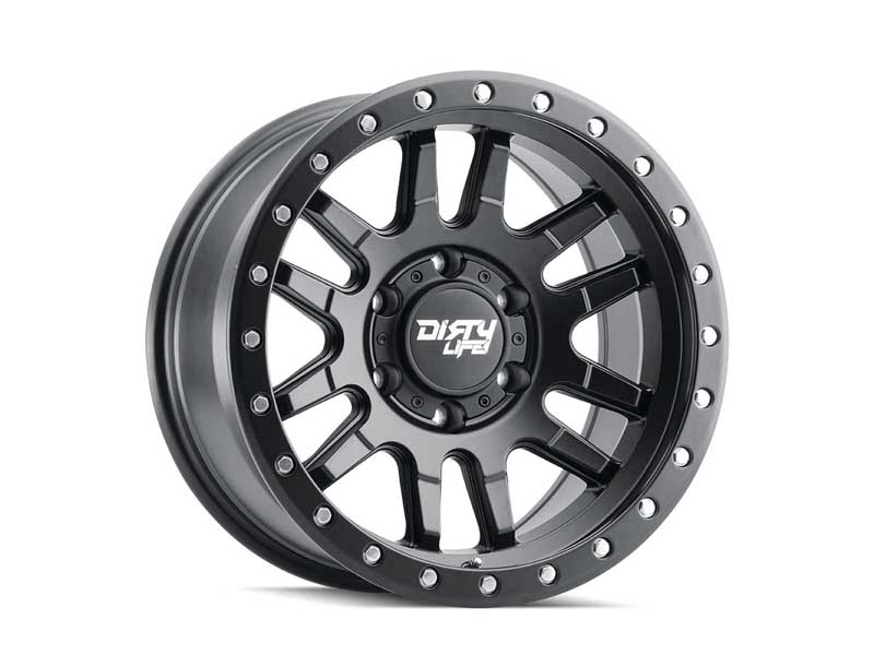 Dirty Life Race Wheels 9309-7983MB12 Canyon Pro 9309 Satin Black 17X9 6-139.7 -12mm 106mm