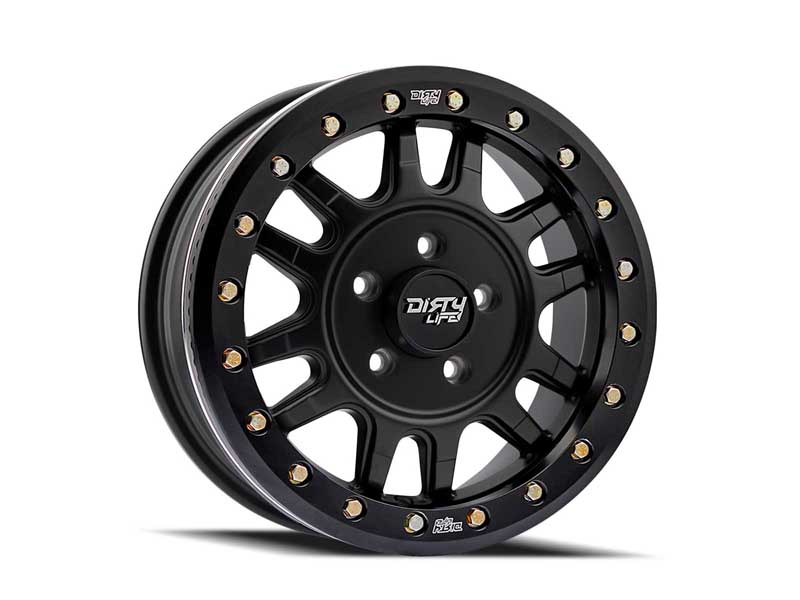Dirty Life Race Wheels 9309R-5765MB38 Canyon Pro Sxs 9309R Satin Black 15X7 5-114.3 38mm 77mm