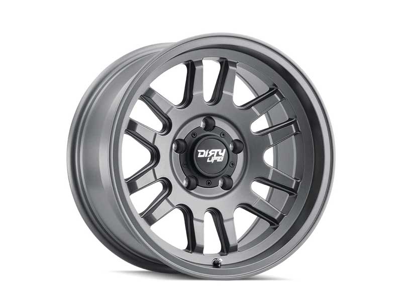 Dirty Life Race Wheels 9310-7973MGT38 Canyon 9310 Satin Graphite 17X9 5-127 -38mm 71.5mm