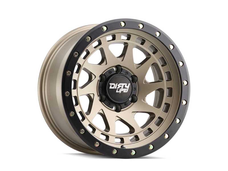 Dirty Life Race Wheels 9311-7973MGD12 Enigma Pro 9311 Satin Gold 17X9 5-127 -12mm 71.5mm