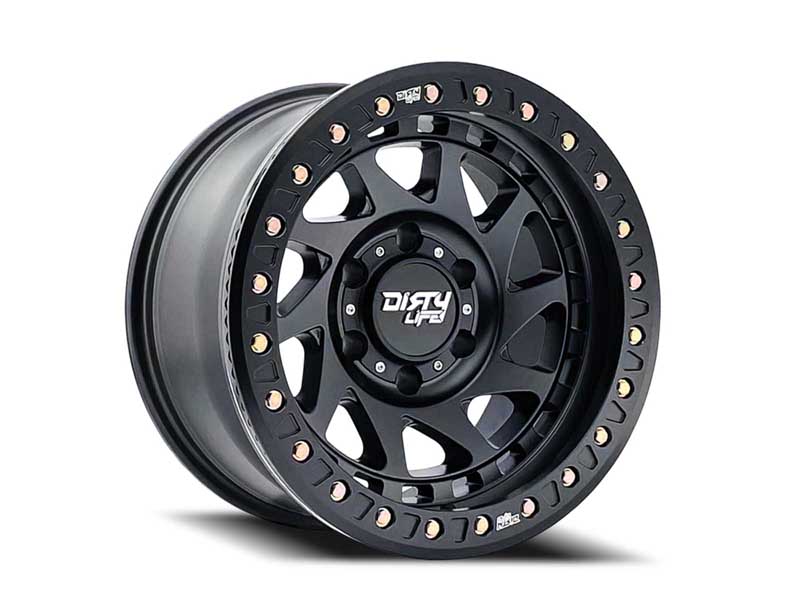 Dirty Life Race Wheels 9313-7983MB12 Enigma Race 9313 Matte Black 17X9 6-139.7 -12mm 106mm
