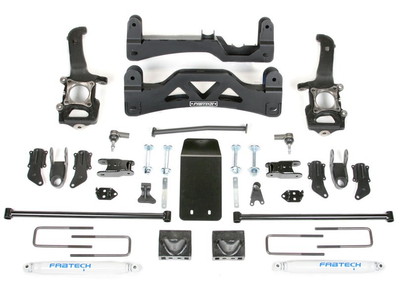 Fabtech K2190 6" Basic Performance Lift W/Performance Rear Shocks 2009-2013 F-150 4WD SuperCrew 5.4