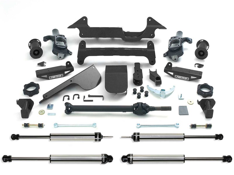 Fabtech K5001DL 6-inch Lift Kit With Dirt Logic Shocks, Fits 2003-2005 Hummer H2 W/ OE Rear Air Bags