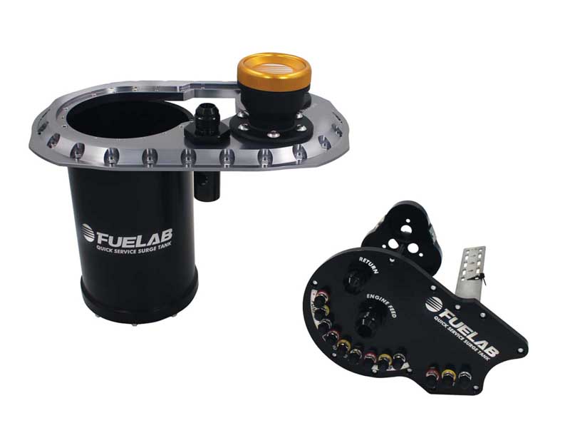 Fuelab 62810-0 Quick Service Surge Tank 2.0 Titanium, No Lift, No Surge Pump