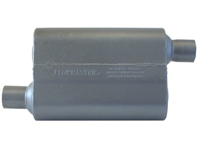 FlowMaster 8042443 40 Series Muffler 409S - 2.25 Offset In / 2.25 Offset Out - Aggressive Sound