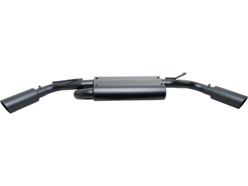 Gibson 17306-B Dual Extreme Stainless Catback Exhaust for 2007-2018 Wrangler JK 3.6L-3.8L
