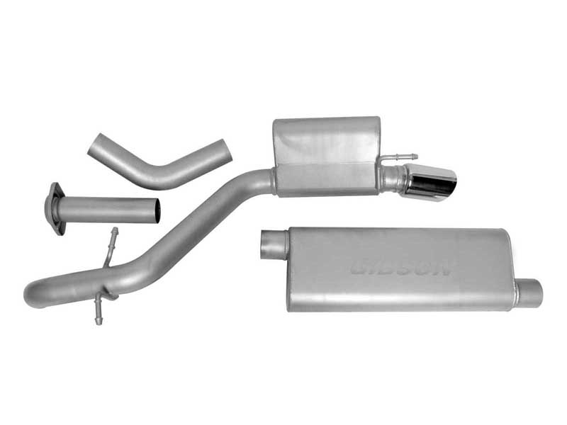 Gibson 17403 Single Aluminized CatBack Exhaust for 2005-2010 Grand Cherokee 5.7L