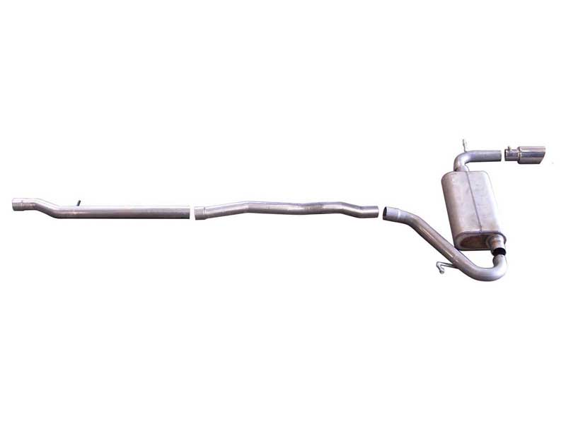 Gibson 17406 Single Aluminized CatBack Exhaust for 2007-2013 Patriot 2.4L