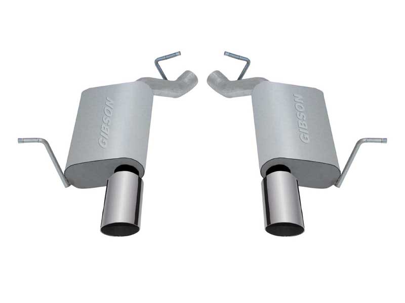 Gibson 316006 Split Rear Exit Aluminized Catback Exhaust for 2011-2024 Durango 3.6L-5.7L