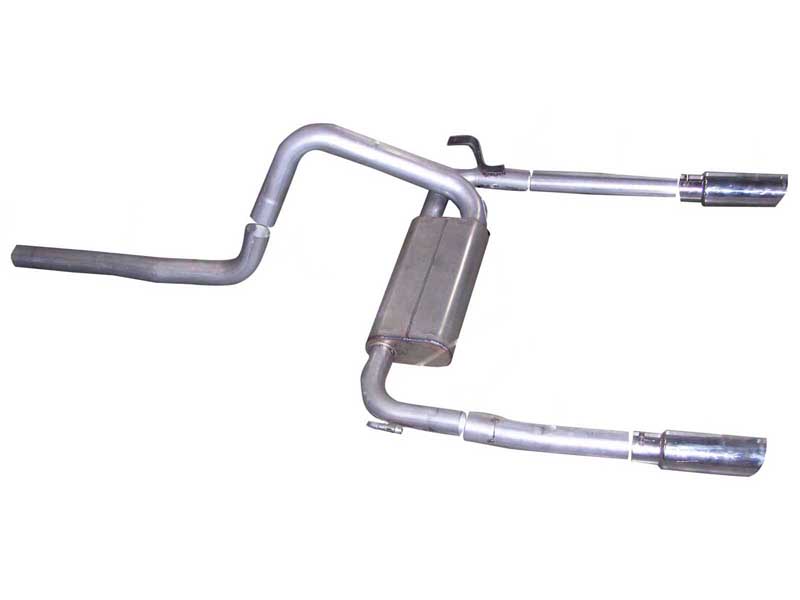 Gibson 320000 Dual Aluminized CatBack Exhaust for 1998-2002 Camaro/Firebird 5.7L LS-1
