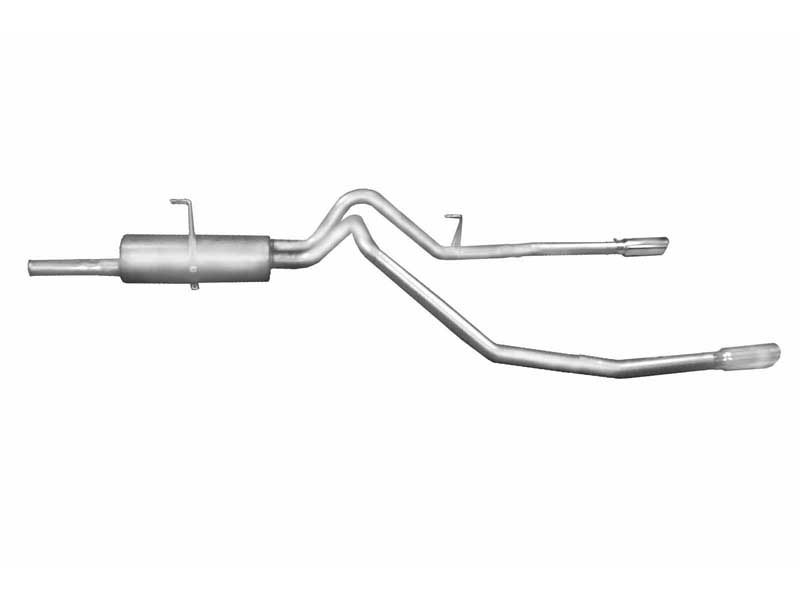 Gibson 7400 Split Rear Exit Aluminized Catback Exhaust for 2003-2006 Tundra 3.4L-4.7L