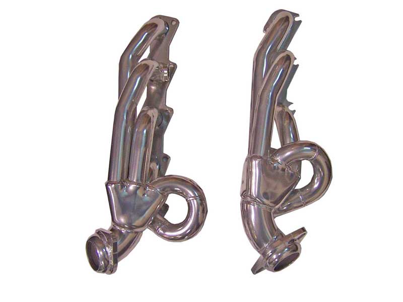 Gibson GP125S-1C Ceramic Coated 1-1/2" Headers for 1999-2005 F-250/F-350/Excursion 6.8L