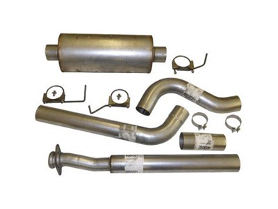HeartThrob 4004580 Stainless 4" Cat-Back Single Exhaust 2011-2014 Ford F-150 3.5 EcoBoost and 5.0 V8