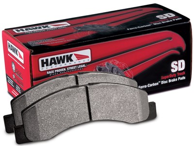 Hawk HB323P.724 Super Duty Towing Extreme Brake Pads - Front Pair