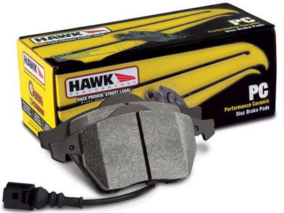Hawk HB524Z.740 Performance Ceramic Front Pads - 5-Lug Solstice Sky Cobalt Ion