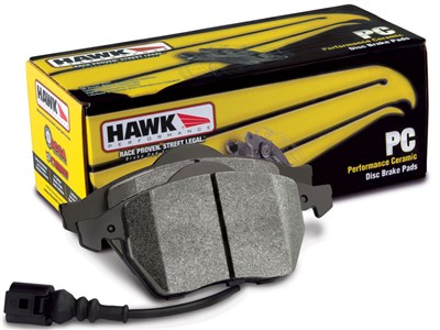 Hawk HB606Z.650 Performance Ceramic w/0.650 Thickness Front Brake Pads 2008-2009 Pontiac G8 GT