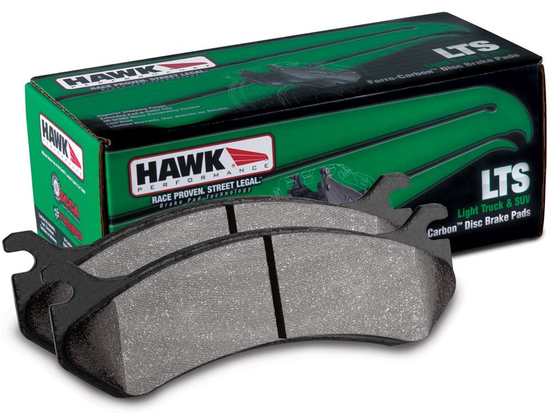 Hawk HB672Y.714 LTS Front Brake Pad Set 2010-2012 Ford F-150/Expedition; 2010-2012 Lincoln Navigator