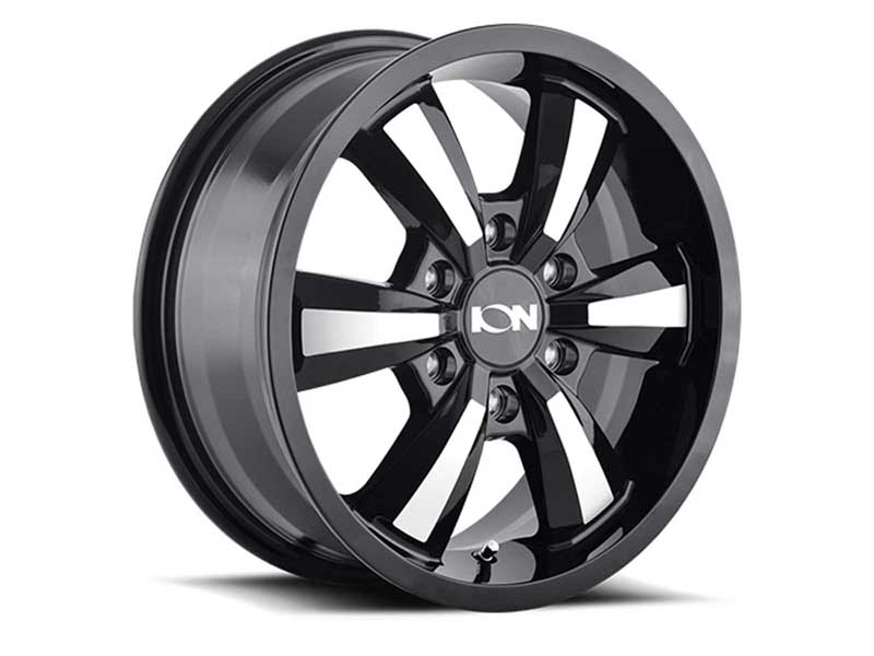 ION Wheels 102-8830B 102 GB 18x8 Machined Face Gloss Black 5 On 130 Bolt Pattern 50 Offset