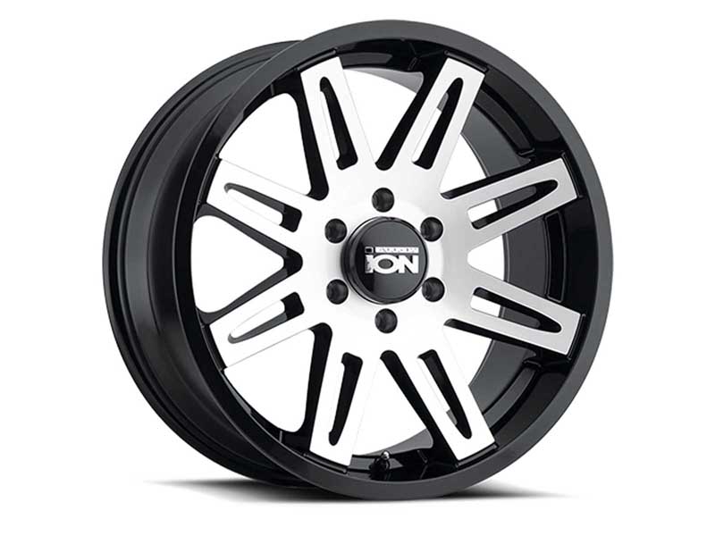 ION Wheels 142-8973B 142 BK 18x9 Machined Spokes Black 5 On 127 Bolt Pattern 0 Offset