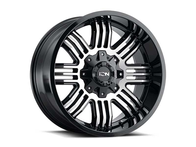 ION Wheels 144-2981B18 144 GB 20x9 Machined Gloss Black 8 On 165.1 Bolt Pattern 18 Offset