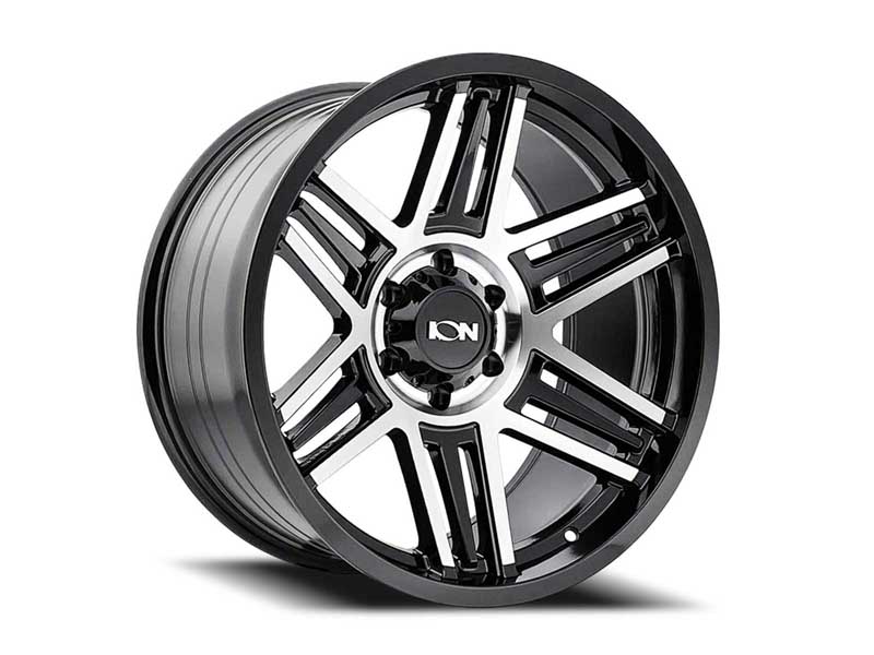 ION Wheels 147-2983BM18 147 BM 20x9 Machined Black 6 On 139.7 Bolt Pattern 18 Offset