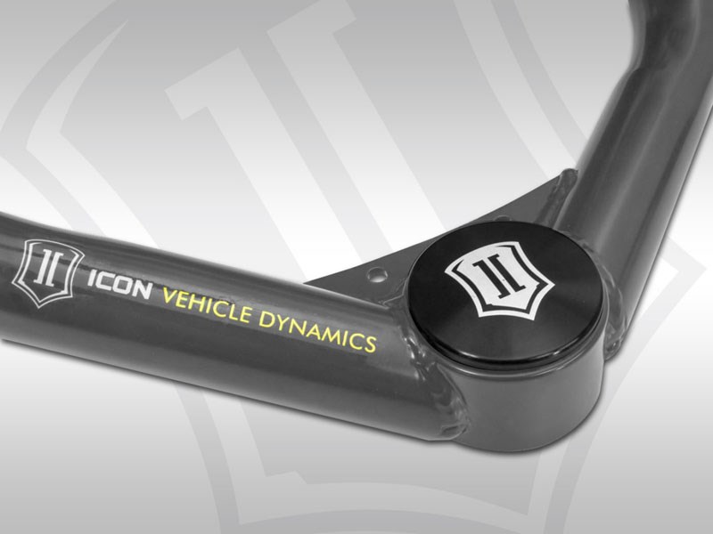 Icon Vehicle Dynamics 191011 Tubular Uniball Upper Control Arm Cover Cap Kit