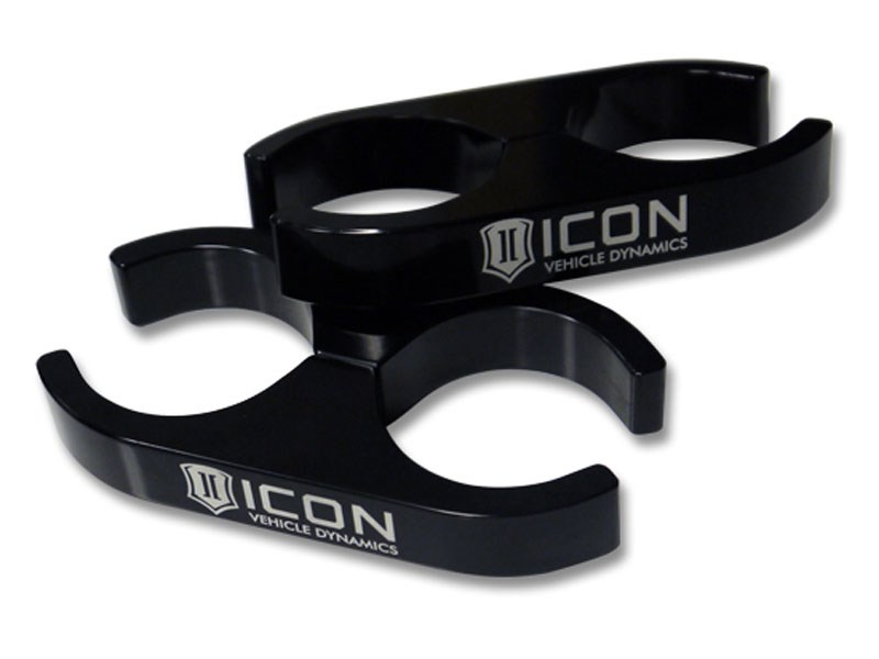 Icon Vehicle Dynamics 614600 Aluminum Series 2.0 Shock Reservoir Clamp Kit 2009-2013 Ford F-150 2WD