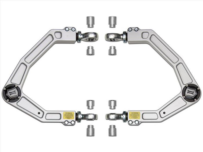 Icon Vehicle Dynamics 98562DJ Billet Aluminum Uniball Upper Control Arms 2010-2020 Ford F-150 Raptor