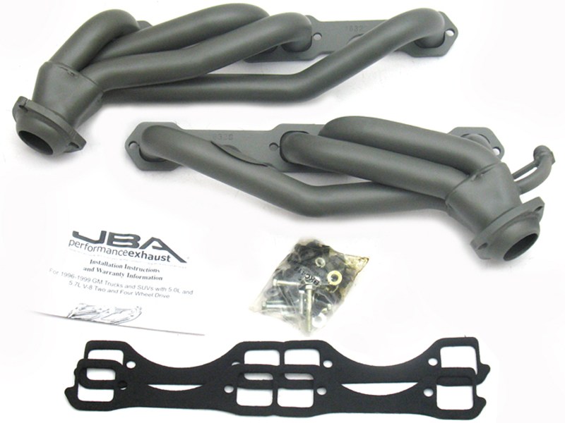 JBA 1400SJT Titanium Ceramic Coated 1-5/8in S/S Shorty Headers 2004-2013 Nissan Titan 5.6
