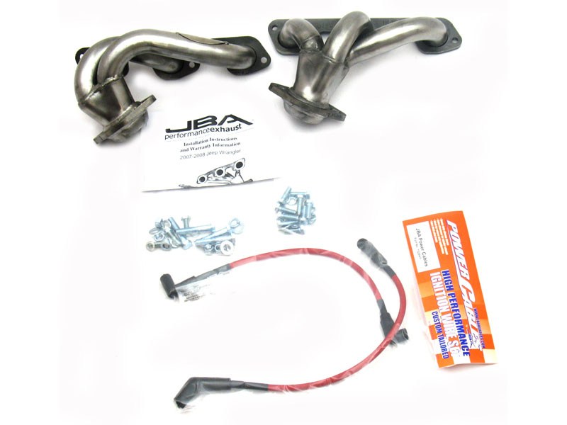 JBA 1528S 50-State Legal Stainless-Steel Headers For 2007-2011 Jeep Wrangler 3.8
