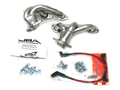 JBA 1528SJS 50-State Legal Silver Ceramic Coated Headers For 2007-2011 Jeep Wrangler 3.8