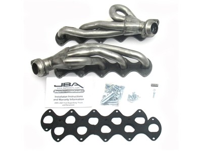JBA 1670S Stainless 50-State Legal Shorty Headers 2005-2010 Ford F-250/F-350 6.8L 3V