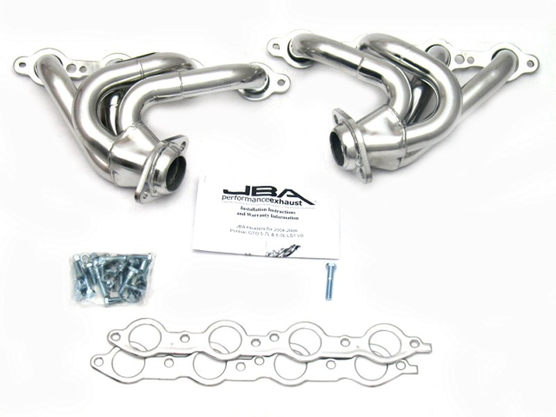 JBA 1809SJS Silver Ceramic Coated Stainless Steel 50 State Legal Headers 2004 2005 2006 Pontiac GTO