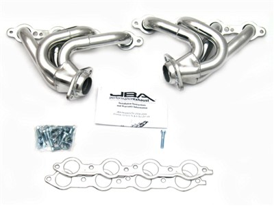 JBA 1822SJS Silver Ceramic Coated 1-3/4" Headers for 1996-2000 GM Truck/SUV 7.4 w/o Air Injection
