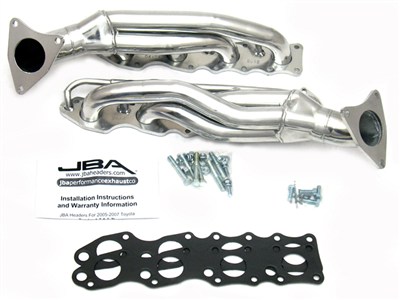 JBA 2012SJS Silver Ceramic Coated 50-State Legal Stainless Headers for 2007-2019 Toyota Tundra 5.7